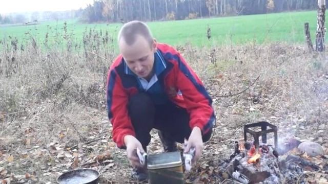 Коптилка (тест походной коптилки)