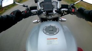 Разгон 0-100 km/h YAMAHA XJR 1300 по GPS Android.  Выезд из 3 сек до 100km/h.