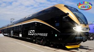 Trains for kids and toddlers. Изучаем поезда для детей – развивающее видео 2