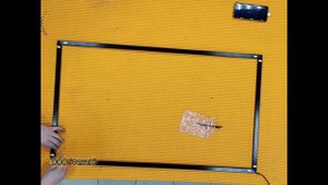 Сборка ик сенсорной рамки, на примере 43"