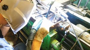 Ремонт пролома в фартуке 1К62