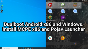 launch MCPE and Java edition in Android x86 (dual boot, FPS boost) new method to play for free.