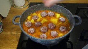 Картофель с Фрикадельками Готовим из Заготовок