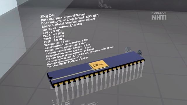История CPU Zilog Z-80 смотреть онлайн