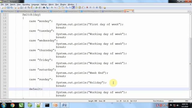 Part 3 Switch With String in Java Programming