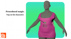 Одеваем кастомный персонаж. Houdini.