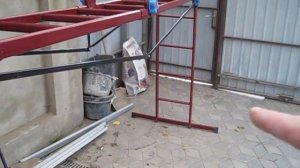 Лестница трансформер. Стремянка универсальная для фасадных работ.