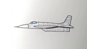 Как легко нарисовать военный САМОЛЕТ