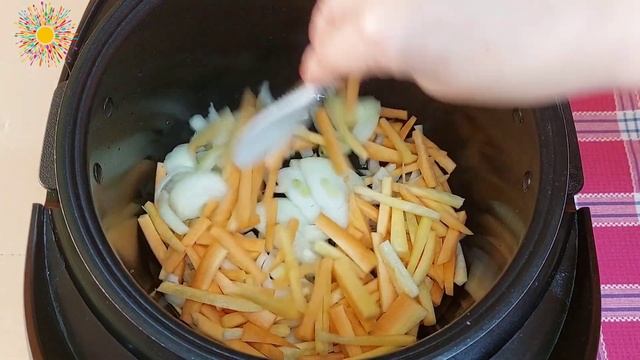 Бомбическое жаркое из картофеля с мясом и черносливом в мультиварке!