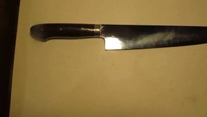 Нож для поваров! Большой Шеф Нож! Клинок 29 см! Нержавеющая сталь (40Х13) Удобно на кухне! Текстоли