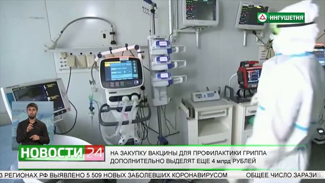 НА ЗАКУПКУ ВАКЦИНЫ ДЛЯ ПРОФИЛАКТИКИ ГРИППА ДОПОЛНИТЕЛЬНО ВЫДЕЛЯТ ЕЩЕ 4 млрд РУБЛЕЙ смотреть онлайн