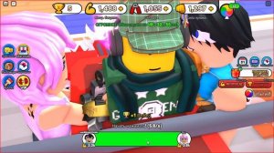 ?Я ПОБЕДИЛА ШЕДИ в СИМУЛЯТОРЕ КАЧКА РОБЛОКС! ROBLOX ЛЕСКА