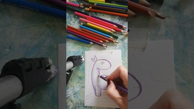 Как нарисовать пони. Рисуем вместе с детьми#сказкатерапия#рисуемпоэтапно#рисуемсдетьми#лошалкапони