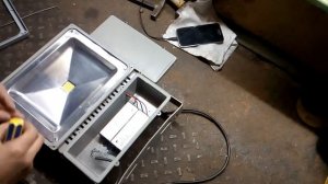 Ремонт светодиодного прожектора (100ват)