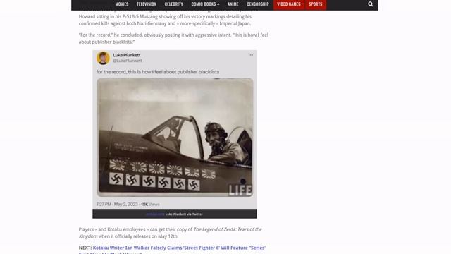 Unhinged journalist wishes Nintendo employees DEAD over Zelda: Tears of the Kingdom blacklisting! смотреть онлайн