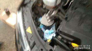 Замена топливного фильтра Skoda Oktavia III A7 2016 1,6 tdi 81kw
