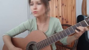 Мотылек. Мне вспомнилась сказка. Кавер на гитаре. Народная песня.