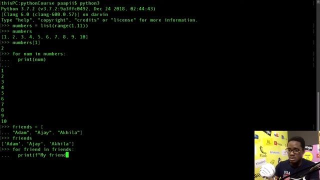 11. Introduction to Lists in Python - Part 2 - 30 Days of Python Programming смотреть онлайн