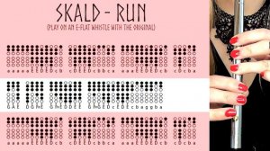 SKÁLD - Rún - INSTRUMENTAL COVER | TIN WHISTLE TABS TUTORIAL (SKALD RUN)