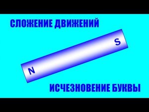 Сложение движений и исчезновение буквы
