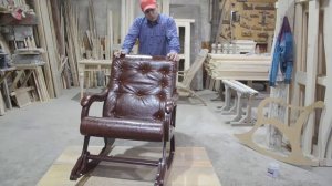 Кресло-качалка для большого человека!