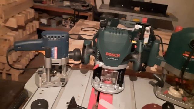 Шипорезка Porter Cable + фрезер Bosch POF 1400 ACE, не подходит! смотреть онлайн