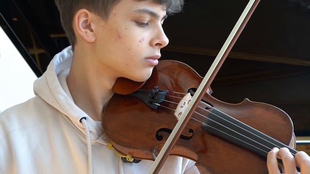 Wiegenlied op 79 d,1 von Max Reger - Leonard Strömer Violine, Hinrik Strömer Klavier смотреть онлайн