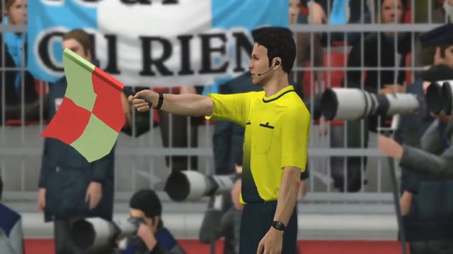Отмененный гол Анастасии Каменских от арбитра в PES2014