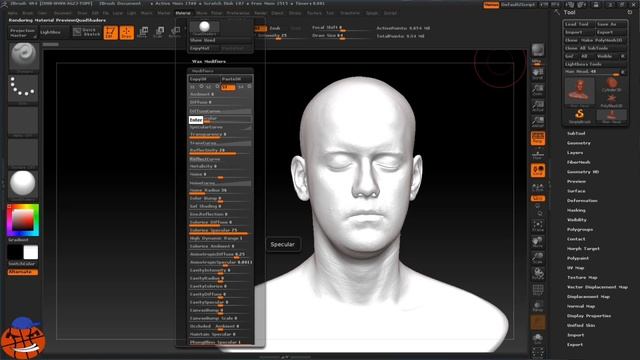 Zbrush SSS Skin