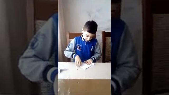 Как сделать бумажную птицу.Оригами