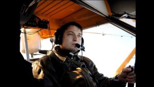 Полет по кругу на самолете А-22. Аэродром Ватулино.