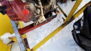 Мотоблок МТЗ снеговая лопата