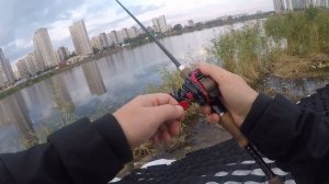 Рыбалка в СПБ . карьеры возле дома( часть первая). street fishing spb.