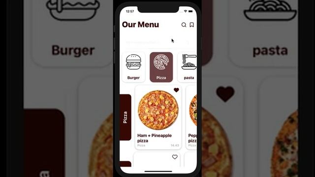 Get your Food Online - React Native UI Design смотреть онлайн