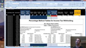 2013 Payroll in Excel: Calculate Federal Withholding Using IF Formula