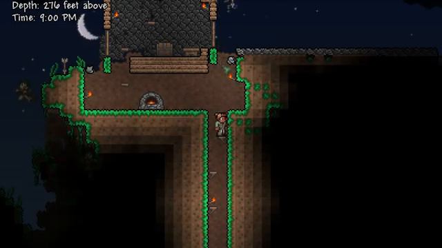 Terraria zombie trap (easy!) смотреть онлайн