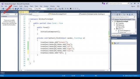 Visual Studio C# Tutorial 41 TreeView