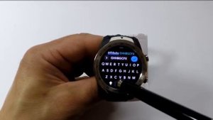 Виртуальная клавиатура в смарт-часах Mobvoi TicWatch