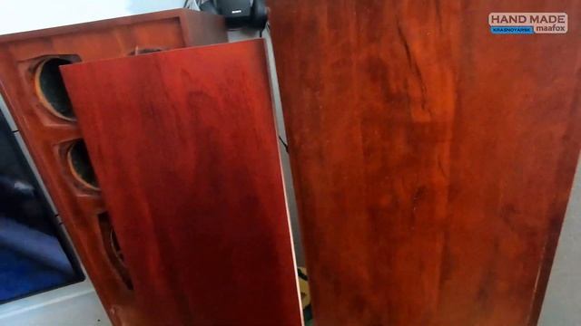 Что стало с S-90 из красного дерева спустя 4 года. + новые МДФ шпон красного дерева смотреть онлайн