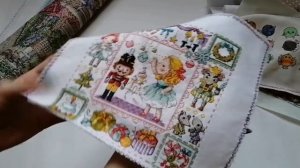 Все мои вышитые работы / Рулон неоформленных работ. Вышивка крестом