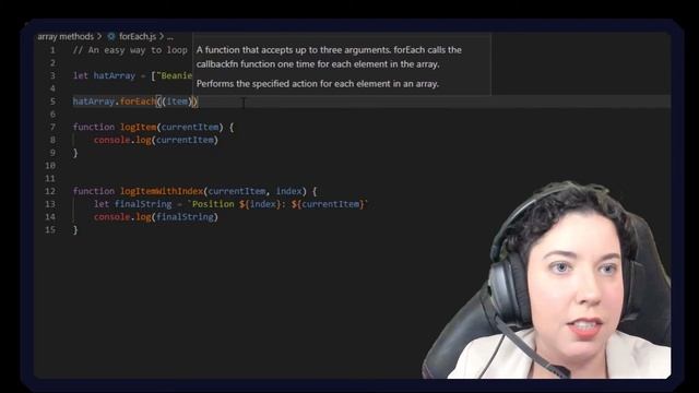 What is the forEach Array Method? | JavaScript in LESS-THAN 3 | JavaScript Beginner Series