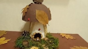 Осенняя поделка "Грибок"