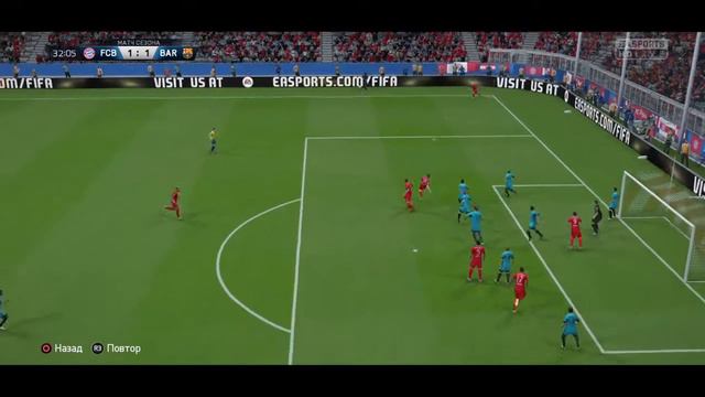 Гол Мюллера через себя. (FIFA16 / ФИФА16) смотреть онлайн