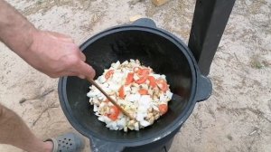Готовим в казане