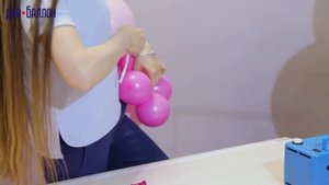 Искусство Аэродизайна. Урок №70. Плоская гирлянда из воздушных шаров