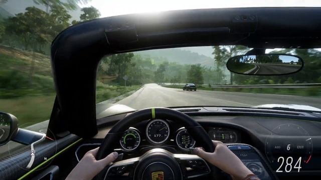 Porsche 918 Spyder 2014 - Forza Horizon 5 Cockpit View - 4K смотреть онлайн