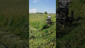 роторная косилка на мотаблок с прицепом.