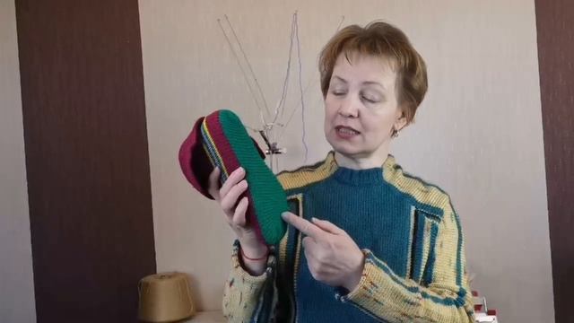 Дизайнерские вязаные носки, мастер-класс под видео✅Креативное вязание вязальной машине✅Вязаные идеи