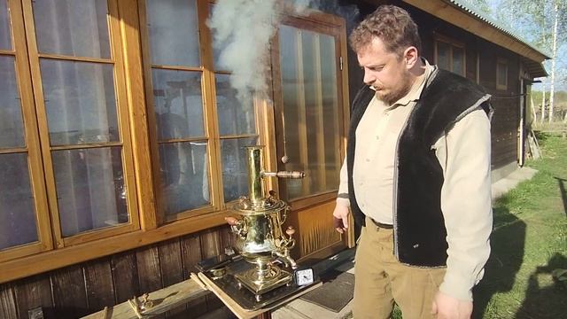 Растопка безподдувального самовара смотреть онлайн