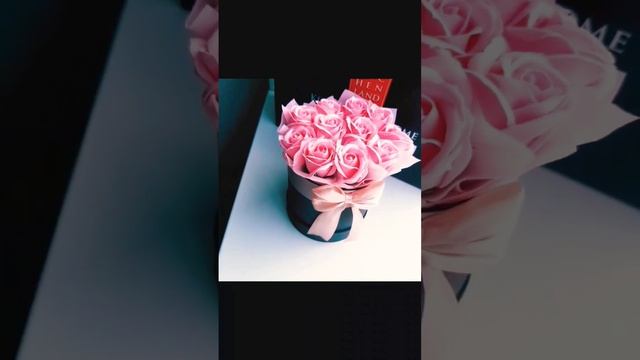 Букет из мыльных роз Подарки на 14 февраля и 8 марта #подарокна8марта #мыльныерозы #подарокдлямамы